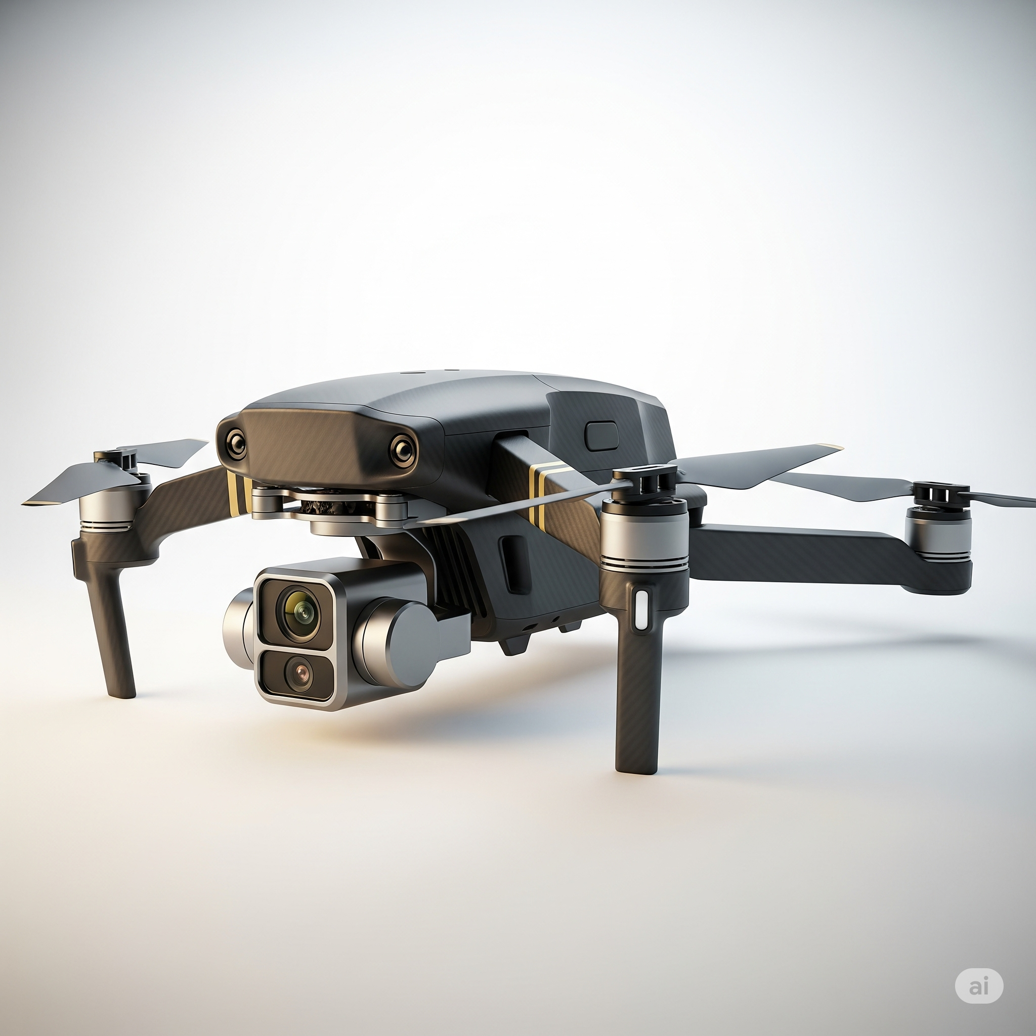 A drone on a flat surface