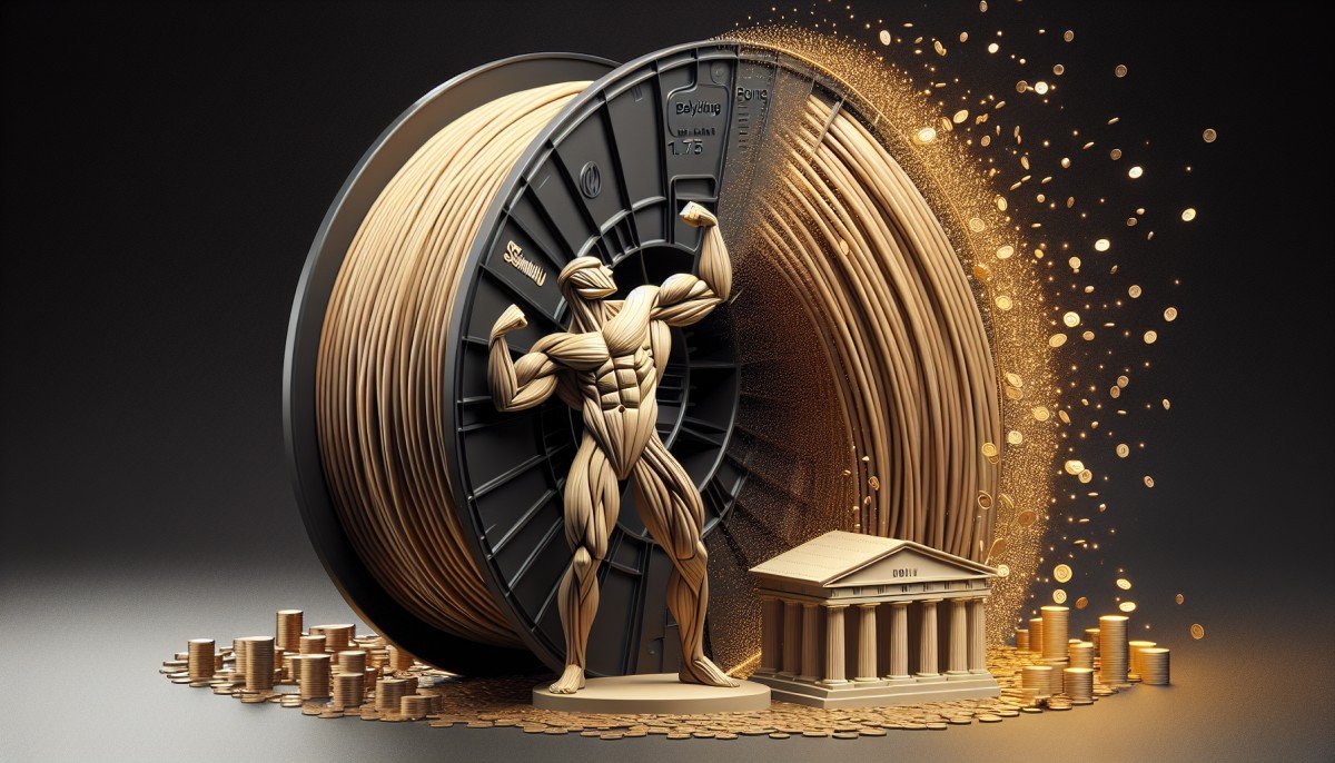 SUNLU PLA+ BurlyWood 1.75mm Filament: Strength, Style & Savings for Your 3D Prints