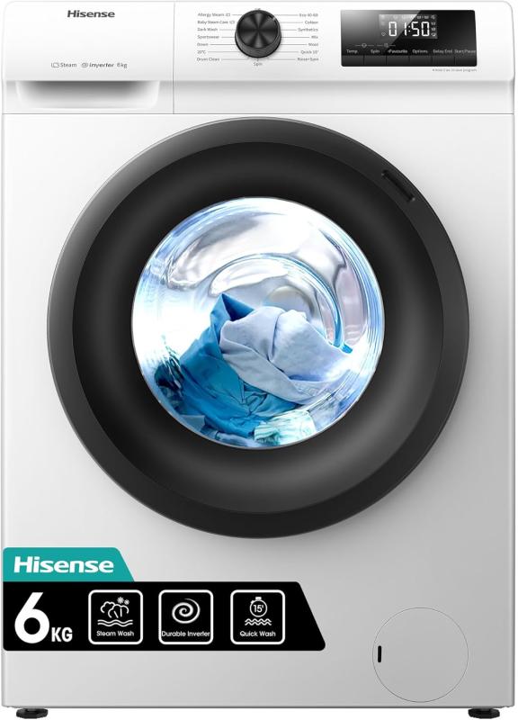 Redefining Laundry Excellence with Hisense WFQP6012EVM