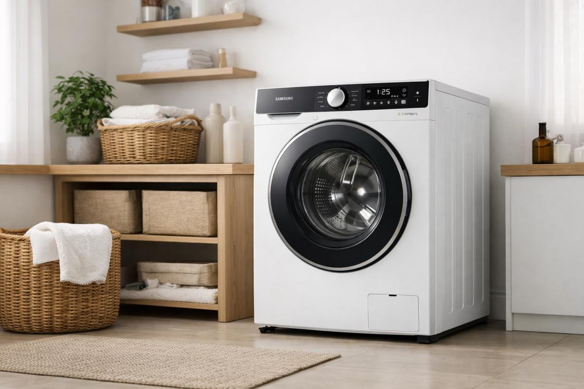 Samsung Series 5 AI Energy EcoBubble Washing Machine Review