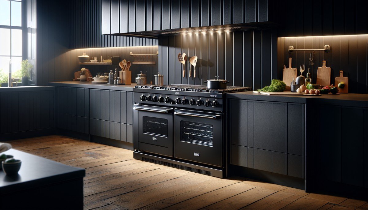 Elevate Your Culinary Experience with the Beko KDVF100K 100cm Dual Fuel Range Cooker - Black