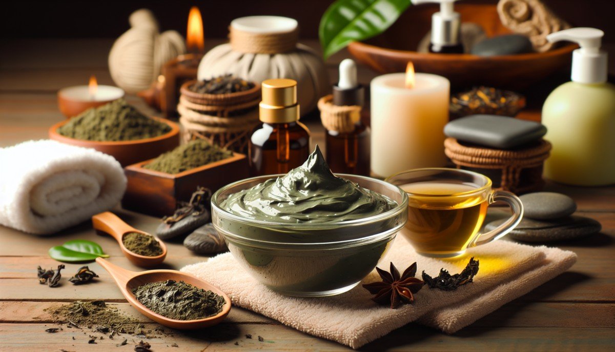 Revitalize Skin with Green Tea Mud Masks