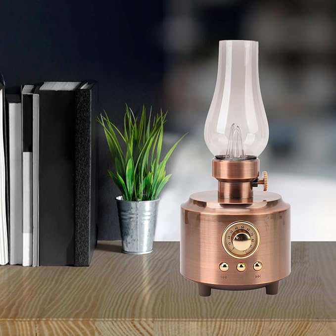 Jectse Bluetooth Speaker Vintage Table Lamp