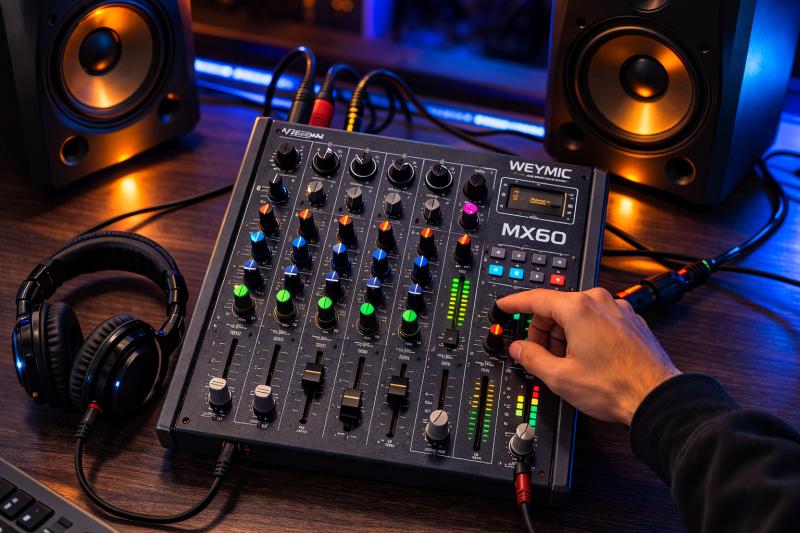 A practical look at the Weymic MX60 mixer, including features, usability, and whether it’s a good choice for beginner DJs and small event setups.