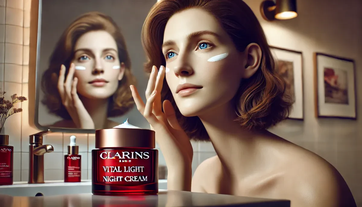Clarins Vital Light Night Cream - Transformative Anti-Aging Skincare
