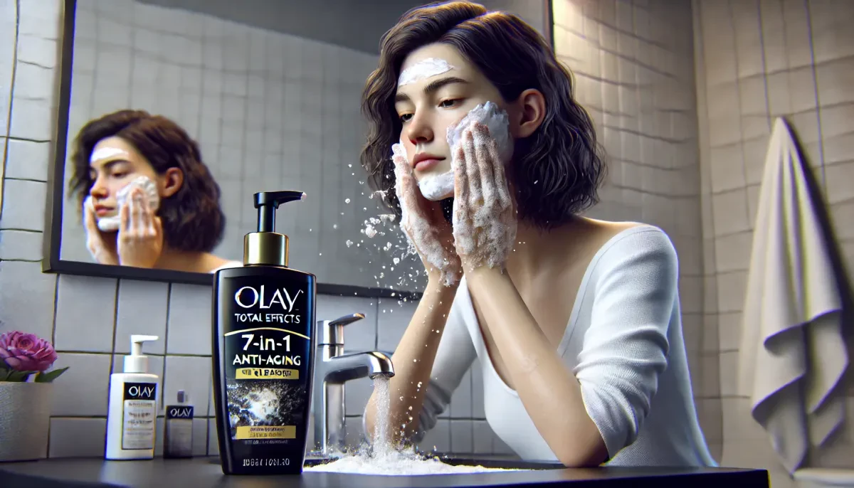Unveiling Youthful Radiance: Olay Total Effects 7-In-1 Anti-Aging Foaming Cleanser