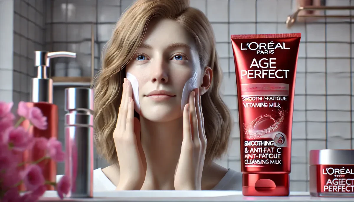 Unlock Radiant Skin with L'Oreal Paris Age Perfect Smoothing & Anti Fatigue Vitamin C Cleansing Milk