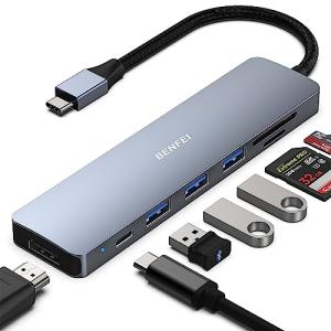 Transform Your USB-C Experience: Explore the BENFEI USB C HUB 7in1 - Elevating Connectivity for MacBook Pro 2022/2021/2020/2019 and More!