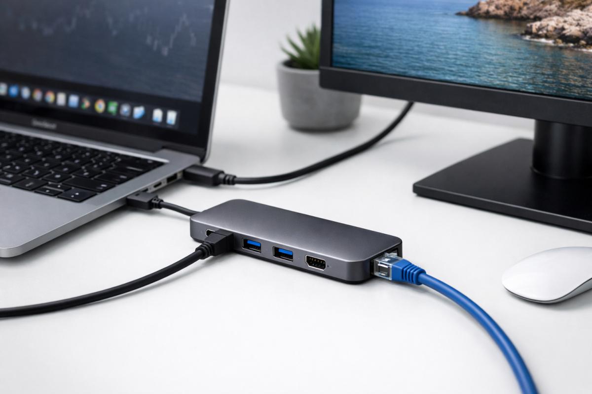 USB-C Hub with Ethernet Explained: Wired Speed & Stability Made Simple