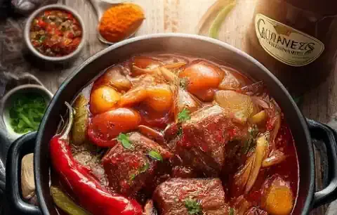 Pressure Cooker Spicy Beef Stew