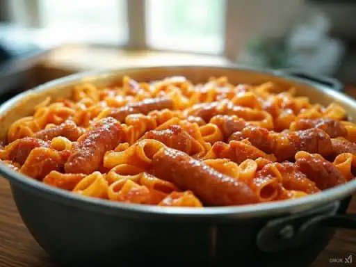 Zesty Pressure Cooker Spicy Italian Sausage Pasta