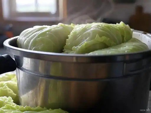 Simple Pressure Cooker Cabbage Rolls