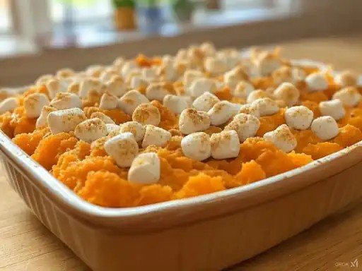 Simple Pressure Cooker Sweet Potato Casserole