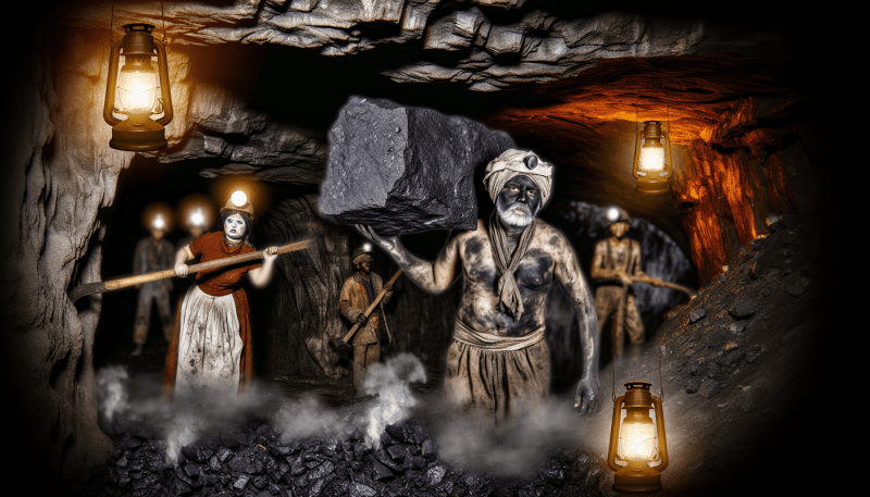 The history of coal mining in the 1800s