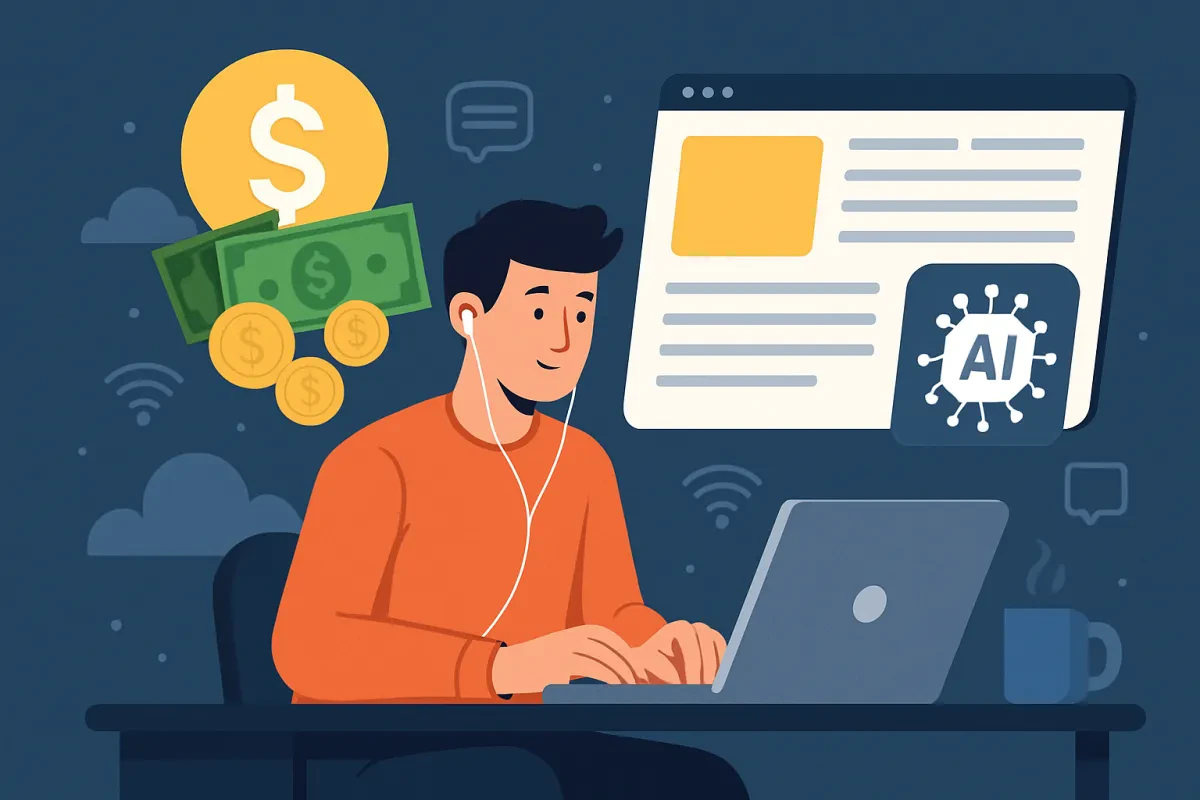 Make Money Online With Blogging Using AI