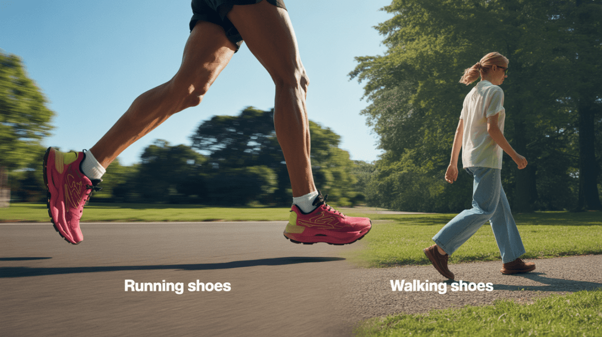 Running Shoes vs. Walking Shoes: What’s the Real Difference? 