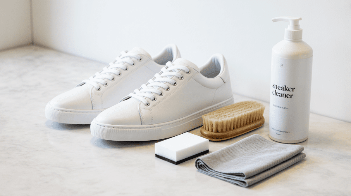 How to Clean White Sneakers Without Damaging the Material