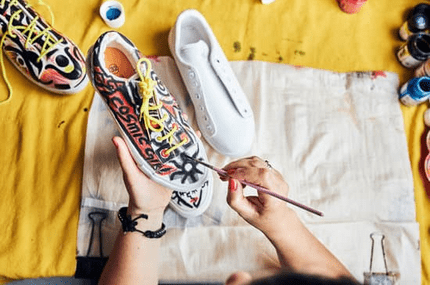 painting your sneakers