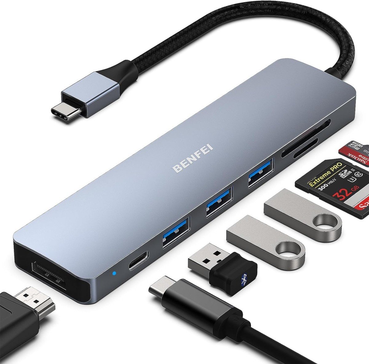 BENFEI USB C HUB 7in1: Elevate Your Connectivity with Seamless Precision