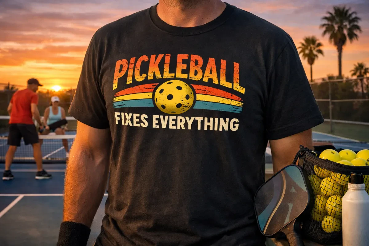 Pickleball Fixes Everything T-Shirt: Your New Favorite