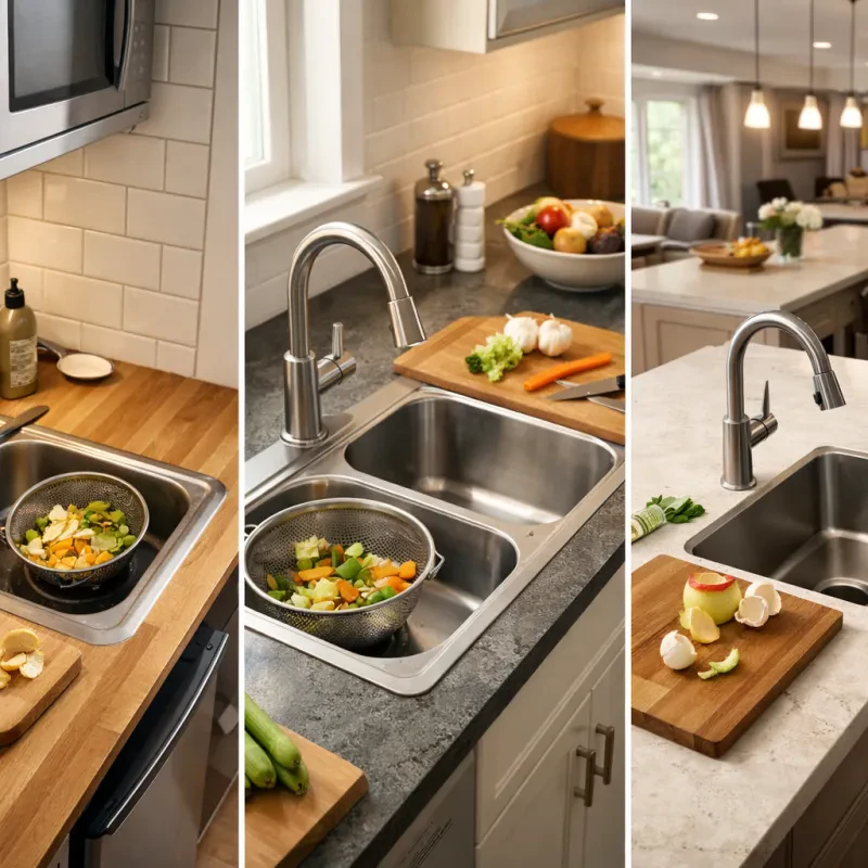 How kitchen size, usage, and noise tolerance determine the best disposal for your home