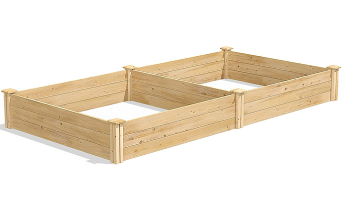 cedar raised garden frame