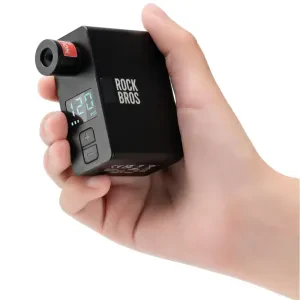 Get ready for fast, hassle-free tire inflation on the go with the ROCKBROS AS1 Pro Mini Electric Air Bike Pump