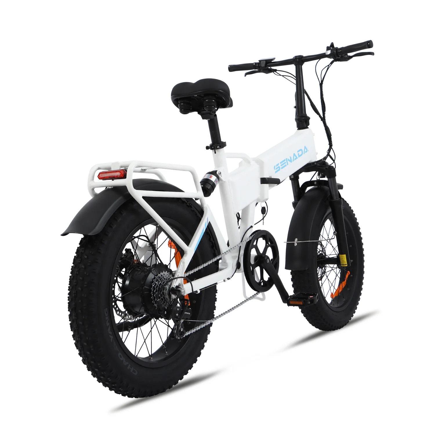 Senada Gladiator White 750w Fold-up Electric Bike
