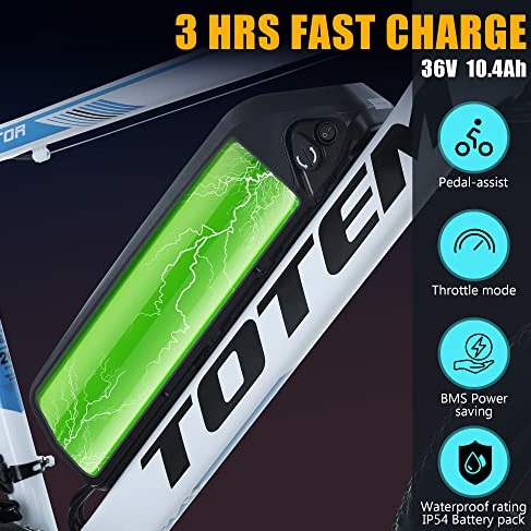 Totem E-MTB with fast charge battery