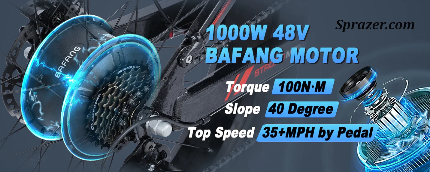Freesky Alaska ebike - 1000W 48v Bafang motor