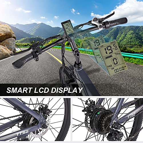 GELEISEN 350W Electric Mountain Bike with Pedal Assist