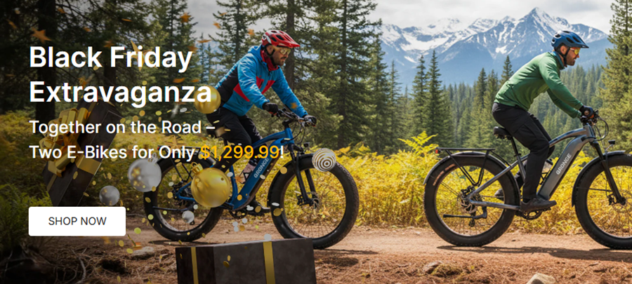 Qronge Electric Mountain Bike Black Friday Deals