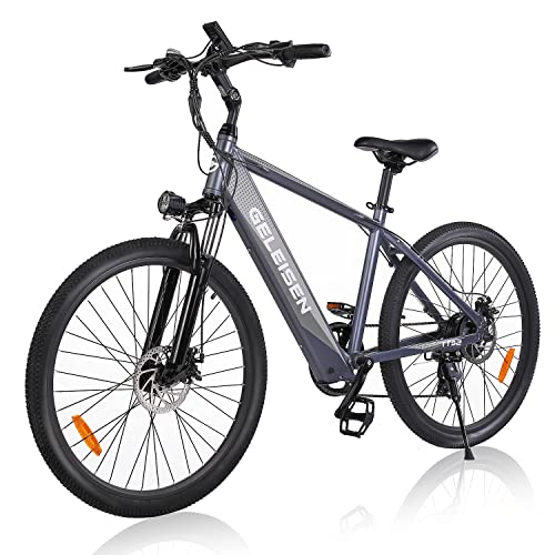 GELEISEN Electric Mountain Bike, 350W Motor, Pedal Assist