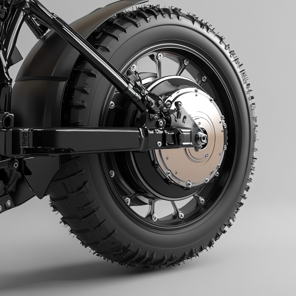 Hub Motor on an Electric Bike