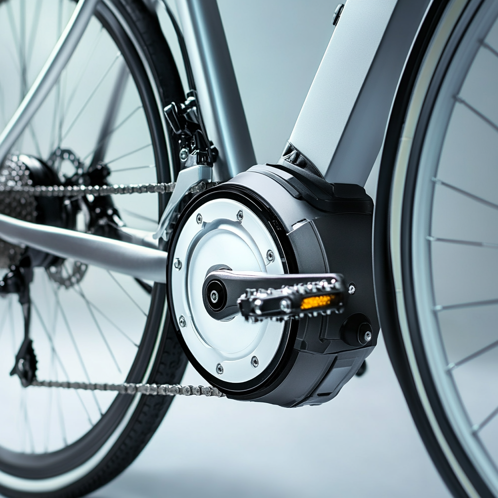 Mid-drive Motor on an Electric Bike