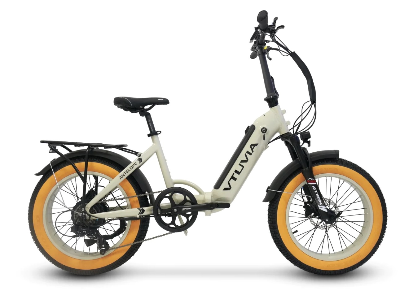 Vtuvia SX20 Antelope Red Step-Thru Folding E-Bike