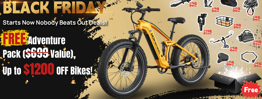 Black Friday Electric Bike Deals from Mokwheel