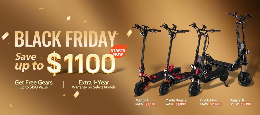 Black Friday Deals on Kaabo Electric Scooters
