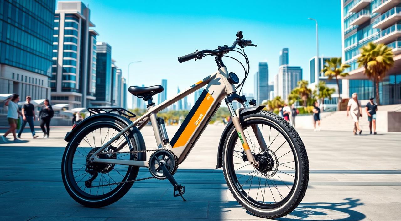 Solar Charging E-Bike