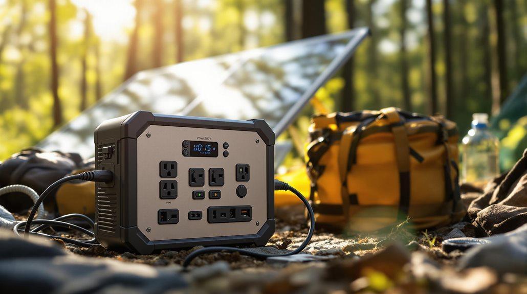 Large Capacity Portable Solar Generators for Camping