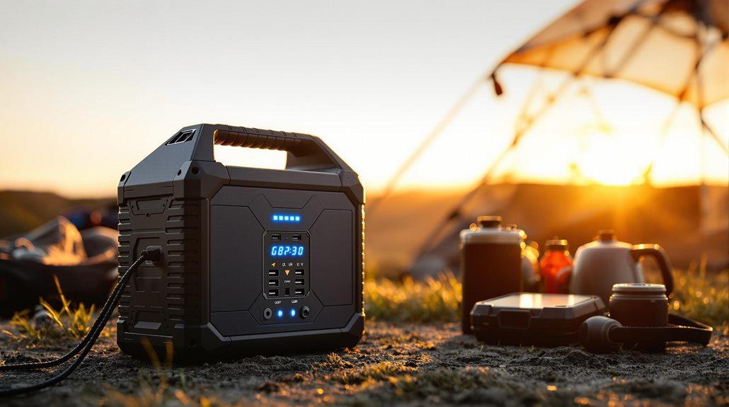 Compact Emergency Power Stations for Outdoor Use