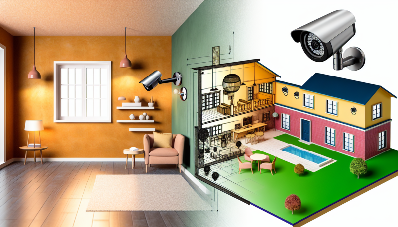 Strategically placing security cameras in your home