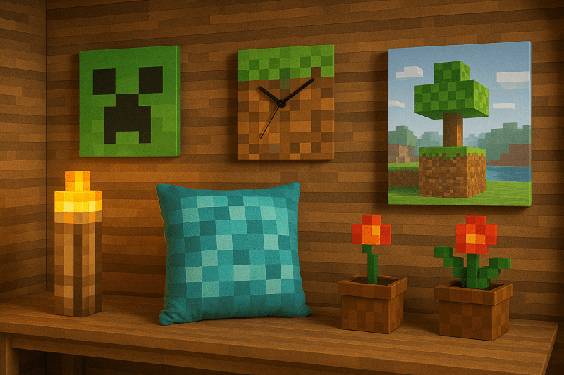 Minecraft Home Decor – Transform Your Room into a Pixel Paradise