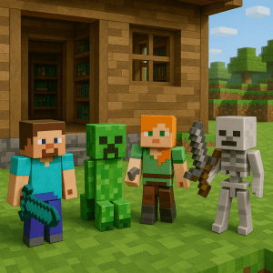 Minecraft Action Figures – Build, Battle & Collect