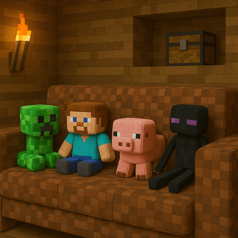 Minecraft Plush Toys – Soft, Cuddly & Collectible