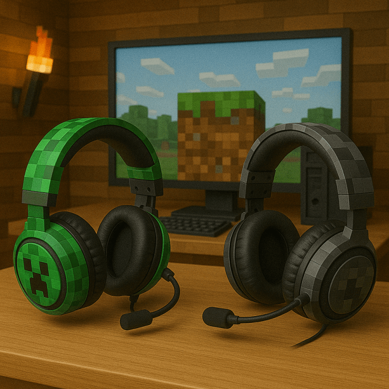 Minecraft Gaming Headsets – Hear the Adventure in Style