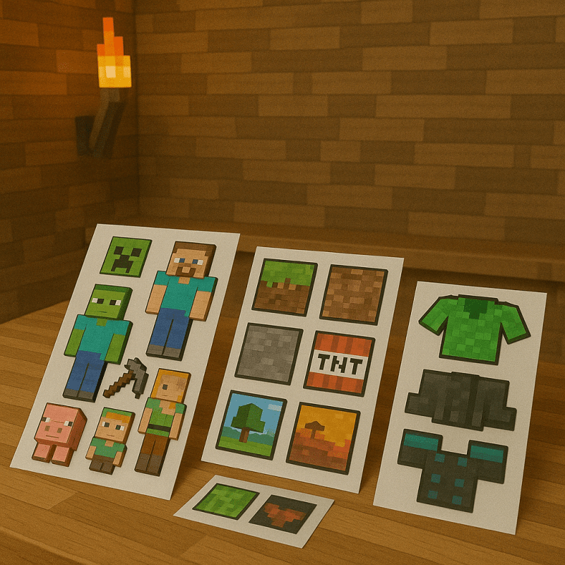 Minecraft Skins & Decals – Customize Your Gear & Space