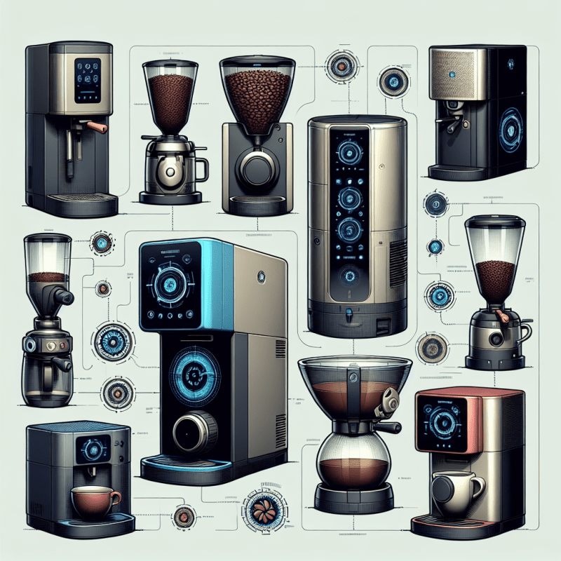 Smart Coffee Machines with Grinder