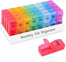Pill Organizers (Weekly, Monthly)