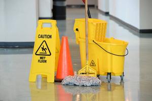 Buckets and Floor Signs